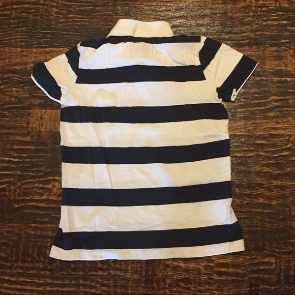 Abercrombie Kids Navy and White Striped Shirt - XL - Picture 2 of 3
